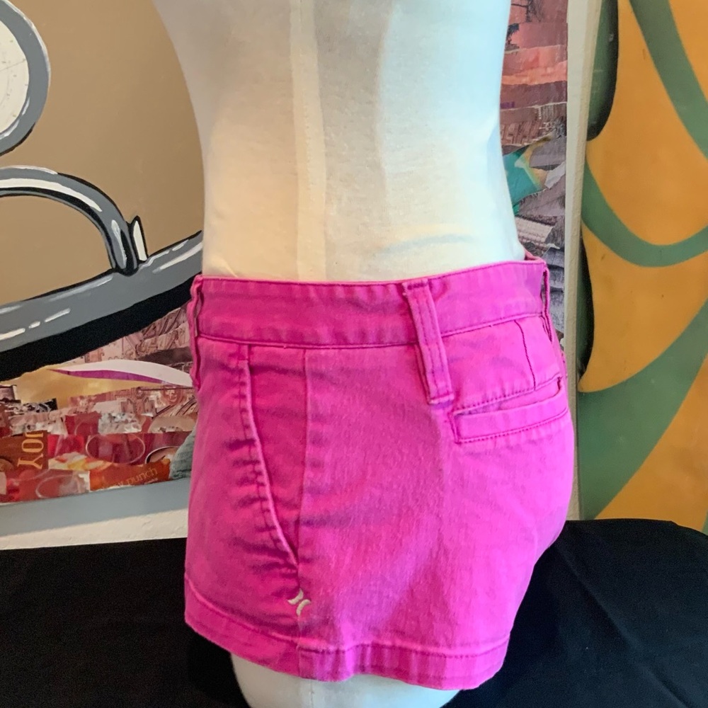 Hurley Hot Pink Jean Shorts